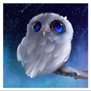 5D full diamond diamond painting owl diamond painting bedroom study living room wall diamond decoration painting