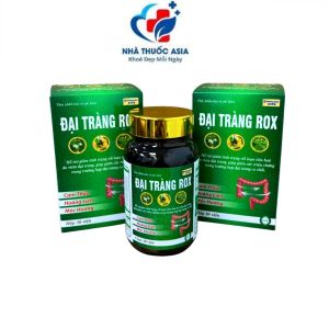 ĐẠI TRÀNG ROX  ​Hỗ trợ giảm tình trạng rối loạn tiêu hoá do viêm đại tràng giúp giảm các triệu chứng trong trường hợp đại tràng co thắt. ​Hộp 30 viên