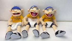 60cm Funny Rock Zombie Jeffy Pup Parent Child Interaction Plush Doll - พิเศษของบุคคลที่รอช้จุดสมัย สำหรับเด็ดและยุนคุณสมบัติ