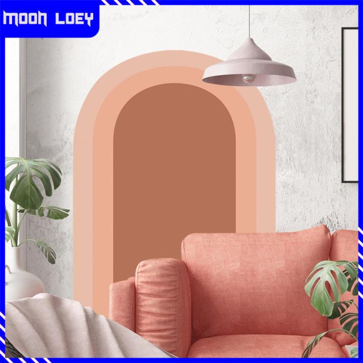 menolana Arch Wall Decal Boho Wall Sticker with A Header for The Home Holiday Fiesta Vacation Art Bohemian Arch Tapiz Paper Decoration Blue