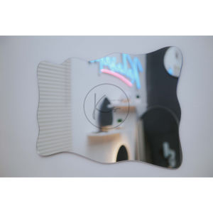 Aesthetic Mirror Bentuk JASPER / Cermin Dinding Estetik Gantung / Perlengkapan Hiasan Kamar Ruangan / Cermin Irregular Lucu / Cermin kamar mandi / Westafel mirror / Cermin lampu LED Touchscreen / Smart mirror / Kaca meja rias / Kalasatis