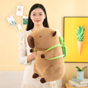 [TẶNG MÓC KHÓA CAPYBARA] THÚ BÔNG CHUỘT LANG NƯỚC CAPYBARA SIZE LỚN 45CM - 90CM  CHUỘT CAPYBARA ĐEO TÚI RÙA MẪU MỚI HOT TREND