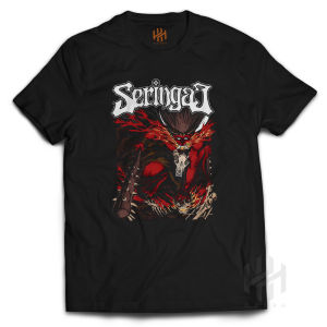 Kaos Band Seringai Bootleg Baju Musik Metal Hardcore T Shirt