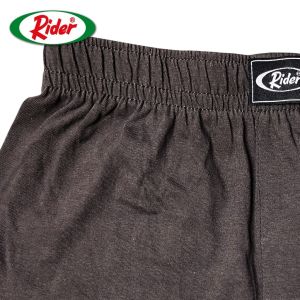 Rider Premium Loose Boxer Pria Big Size R 812BSHT Charcoal  ISI 1 Pcs
