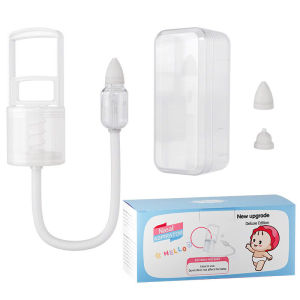 Máy hút mũi Hello Nasal Asprirato HM06 phiên bản mới với 2 đầu hút bằng silicone y tế an toàn cho bé