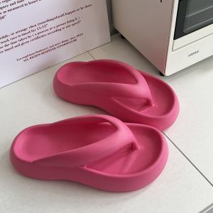 Selipar Women Casual Slippers Black and White Summer Soft Sole Flip Flops Wanita Colour Kasut Perempuan