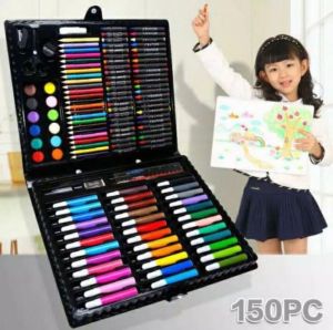CRAYON SET ISI 150pcs / pensil warna / Crayon / Lengkap dengan alat Lukis