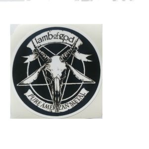 LAMB OF GOD ROCK N ROLL BAND VINYL STICKERS