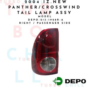 2004 IZ.NEW PANTHER/CROSSWIND TAIL LAMP ASSY DEPO-213-1928R-A RIGHT / PASSENGER SIDE