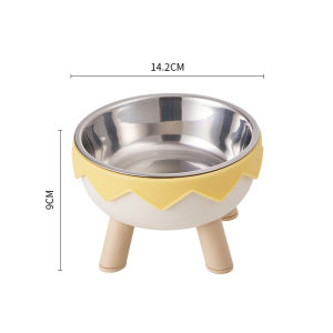 Pet Dining Table Cat Puppy Feeder Stand High-Rise Anti-overturning Adjustable Height Pet Bowl Rack