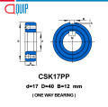CSK8PP CSK10PP CSK12PP CSK15PP CSK17PP ตลับลูกปืนหมุนทางเดียว (ONE WAY BEARING) ตลับลูกปืนคลัทช์ CSK8 CSK10 CSK12 CSK15 CSK17. 