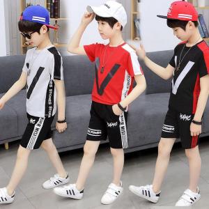 Little Baby CNY 2025 Fashion Korean Boy Set for 4-12 Years Old Big Kids Summer Hip-Hop Style Set Come With Pants Ready Stock In Malaysia Cotton Boy Set Red Black Colours Boy Big Boy Set Casual Fashion Sleeveless T-Shirt Oversize Boy Set Korean Set Pants