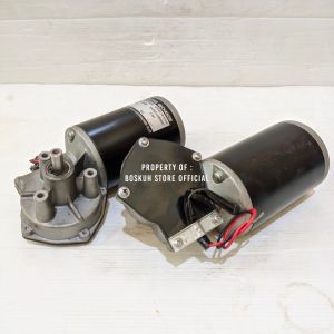 DC Motor WIPER 80W 24V 3.5A 210Rpm High Torque Model - ZK76ZY02AV Mekanisme Gigi Atas