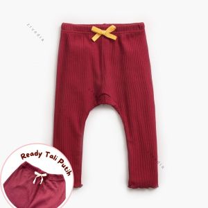 Legging Shin Bi Uk Bayi /  Laging Import Celana Panjang Cewek Korean Lejing Baby 3-9 9-18 Bulan Style Katun Rib Anak Perempuan alinkidos