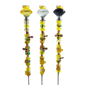 Bees Friendly Solar Light Stake Bees Attracting Solar Powered Outdoor Stake Weatherproofed Garden Decoration