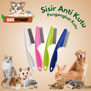 DJEVPETSHOP Sisir Anti Kutu Serit Hewan Kucing Anjing Kelinci