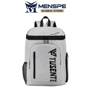 MENSPE กระเป๋าออกกำลังกายแฟชั่นสำหรับทุกเพศกระเป๋ากระเป๋าสะพายหลังกีฬากระเป๋าเป้สะพายหลังแร็กเกตกีฬาแบดมินตันกลางแจ้งยิมผู้ชายผู้หญิงแห้งแยกเปียกน้ำแบบพกพาโยคะกระเป๋าเป้สำหรับว่ายน้ำ