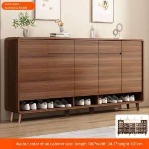 Solid Wood Shoe Cabinets Household Doorways Corridor Cabinets Indoor Doorways Porch Cabinets Shoe Racks