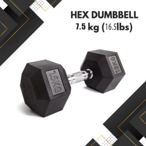 【Ready Stock】Hex DumbbellDumbbell Set Cast Iron Dumbbells Weights Home Gym Hand Grip Gripper Exercise Equipment