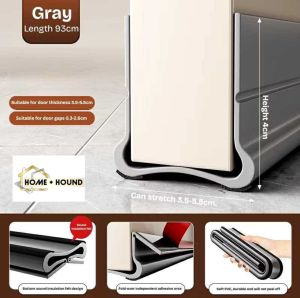 Home + Hound Door Bottom Seal Sound Insulation Felt Folding Design Durable Ten Years Without Debonding