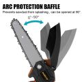 KEELAT 12/6 Inch Mini Chainsaw Cordless Electric Hand Saw Wood Cutter With Rechargeable Battery. 