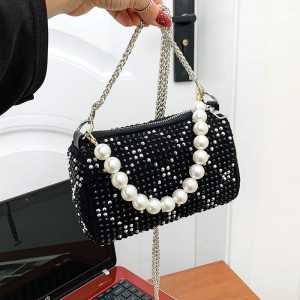 TAS SELEMPANG WANITA BLINK TALI MUTIARA FASHION