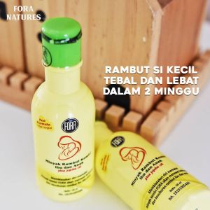FORA Minyak Kemiri Bayi Dan Ibu Menumbuhkan dan Menebalkan Rambut Anak