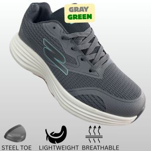 S.K.E.C.H.E.R.S WOMEN WORK SHOES STEEL TO LIGHWEIGHT