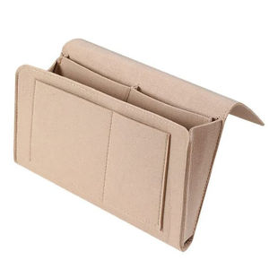 Bedside Storage Bag Hanging Sofa Bed Side Organizer Bag Space-Saving Remote Control Book Storage Beg Simpanan