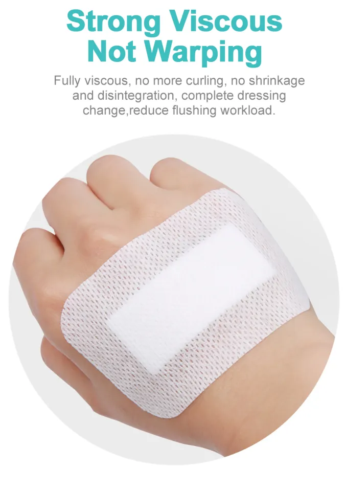 10Pcs/Pack Band Aid Skin Patch Adhesive Waterproof Wound Dressing Bandages  for Wound Care Breathable Plasters Medical Strips