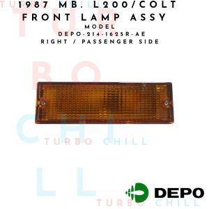 1987 MB. L200/STRADA/TRITON/COLT FRONT LAMP ASSY ECE DEPO-214-1625R-AE RIGHT / PASSENGER SIDE