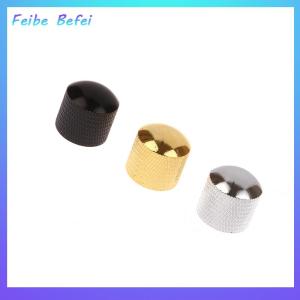 [Feibe Befei] 1ชิ้นลูกบิดปรับเสียงเบสกีต้าร์ไฟฟ้า ลูกบิดปรับเสียงปรับเสียงได้พร้อมฝาปิดชิ้นส่วนกีตาร์ลูกบิดแบบกดพร้อมรูอุปกรณ์กีตาร์