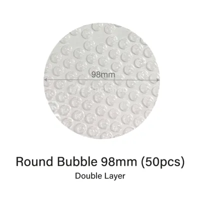 Round Bubble Sheet 98mm Cookies Separator Double Layer Bubble Wrap for Cookies Container Baking Accessories