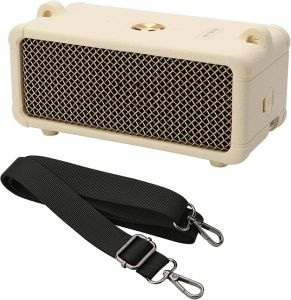 Silicone Cover for Emberton III Speaker Soft Silicone Case Replacement Skin Cover Portable Travel Sleeve with Shoulder Strap (Case Only) (Black)