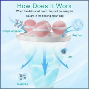 Laundry Bag Dry Cleaner High Efficiency Laundry Cleaning Ball No Water Accumulation No Deposits