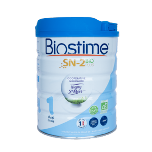 [Chính hãng]Sữa bột công thức hữu cơ cao cấp cho trẻ Biostime SN-2 Bio Plus Organic 1-2-3 nhập khẩu 100% Pháp giúp tăng cân nhanh phát triển chiều cao trí não  - Hộp 800gr