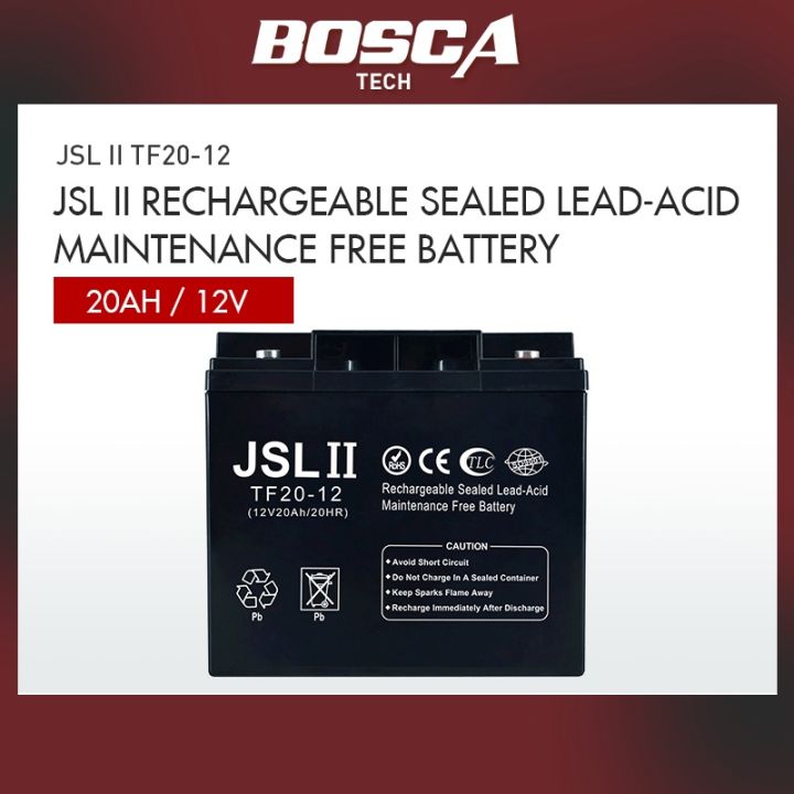 JSL II TF17-12 12V 20Ah LEAD ACID BATTERY | Lazada PH