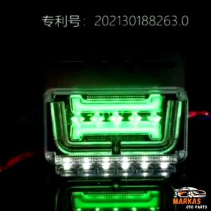 Lampu Led Bak Samping Truk Variasi 24volt Model Kotak Terbaru Dan Model Oval Besar Sein Running Light Waterside