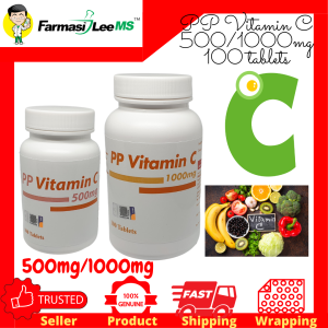 PP Vitamin C 500mg/1000mg 100s (Exp 01/2029) Pahang Pharmacy