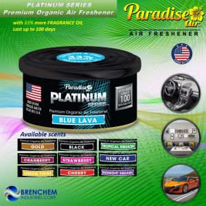 Paradise Air Platinum Series: Premium Organic Car Air Freshener Bundle