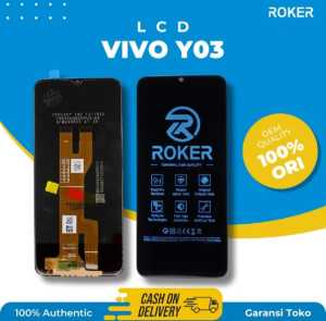 LCD TOUCHSCREEN VIVO Y03 / Y18 / Y18e / Y18s FULLSET BY ROKER