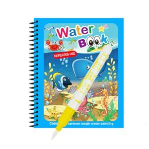 Reusable Water Books For Kids Portable Educational Drawing Toy Enhancing Imagination And Color Recognition