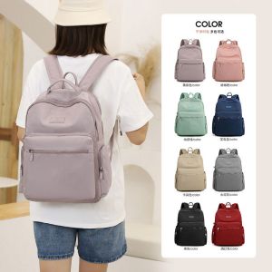 TAS COLORFUL FOX 0459 tas ransel laptop wanita  bisa muat laptop 14in nilon waterproof  - tas wanita - tas cewek - tas kerja - tas laptop - rangsel