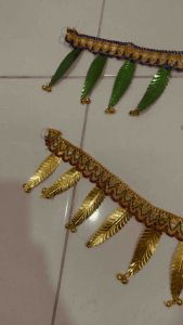 Neem/veppillai thoranam garland pooja item glossy length 34 inch