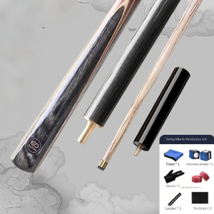WEISHIDUN Phantom 3/4 Split Snooker Cue | 10mm Tip with Multi-Layer Leather | 145cm Maple Wood Shaft & Hi-Tech Handle | 500g Precision Cue for Advanced Players TG028