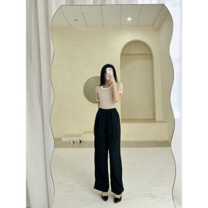 Kiran Wide Pants Belt - Celana Casual Panjang Wanita - Highwaist Pants - Cullote Premium Pants - Korean Style
