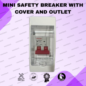 32A Mini Circuit Breaker with Outlet WSL-DZ47-63-MSB for Control Panels and Service Boards