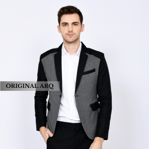 Jas Blazer Pria Formal Jas Pria Abu Slimfit Jas Wisuda Jas Blazer Pria Style Korean Warna Abu hitam