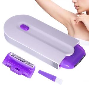 New Professional Painless Hair Removal Kit Touch Epilator USB Rechargeable Women Body Face Leg Bikini Hand Shaver Hair Remover