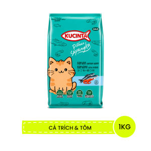 Hạt Kucinta Cho Mèo Mọi Lứa Tuổi 1KG Dinh Dưỡng Đầy Đủ Ăn Ngon Lông Mượt